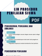 Memilih Prosedur Penilaian Siswa