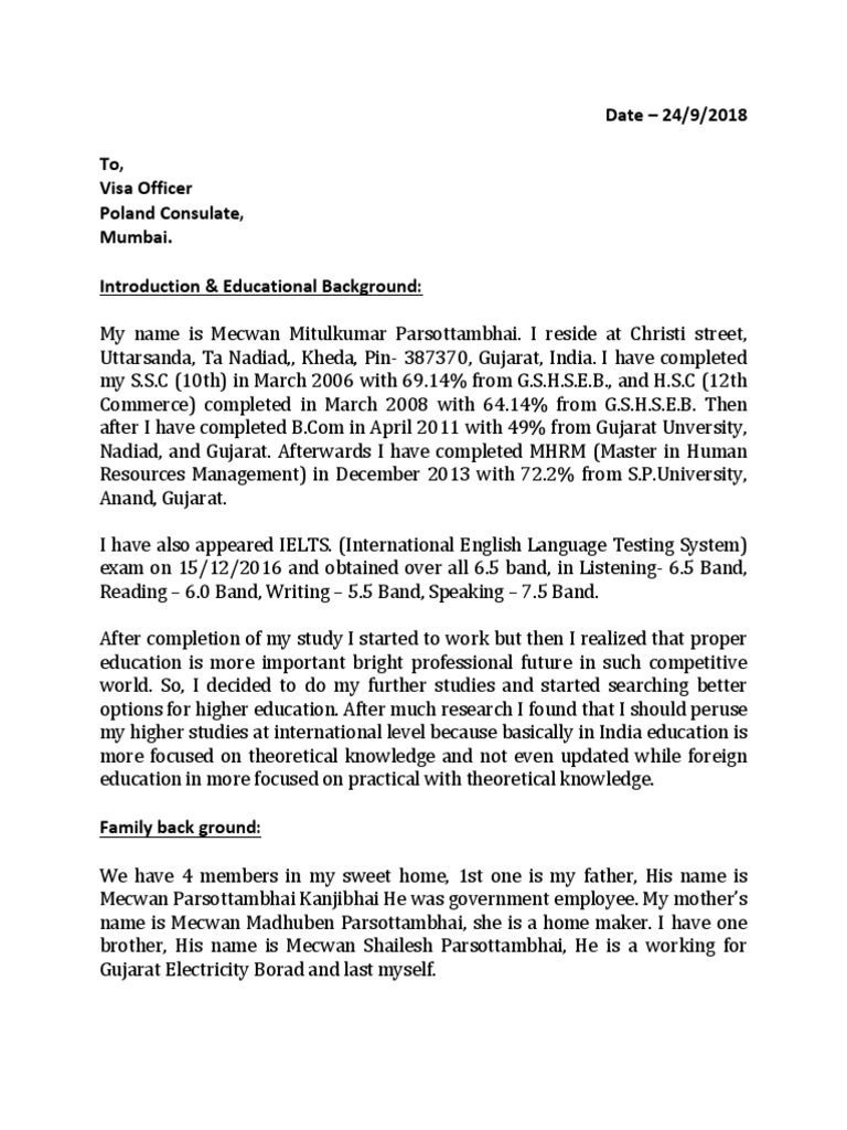 Cover Letter_Mitul Mecwan Revised Copy Warsaw Poland