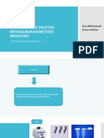 Uji Kualitatif Protein Dengan Metode Bradford Kelompok 10