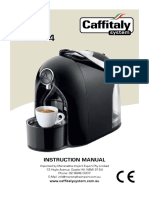 Caffitaly System S14 Espresso Machine Instruction Manual