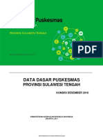 Data Dasar Puskesmas Sulteng 2016