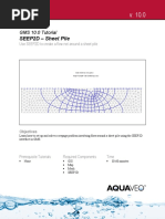 SEEP2D - Sheet Pile: GMS 10.0 Tutorial