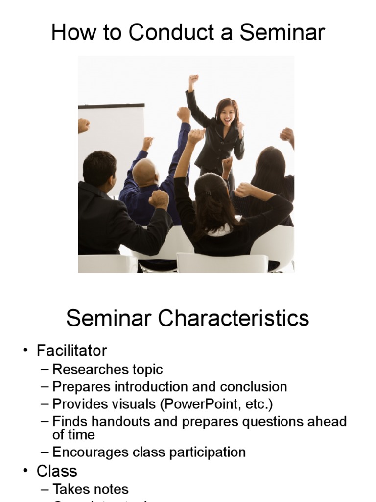 How To Conduct A Seminar | PDF | Assay | Color