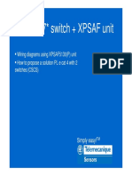 2 XCSDMx7x Magnetic Switches & XPSAF Unit Wiring Diagram