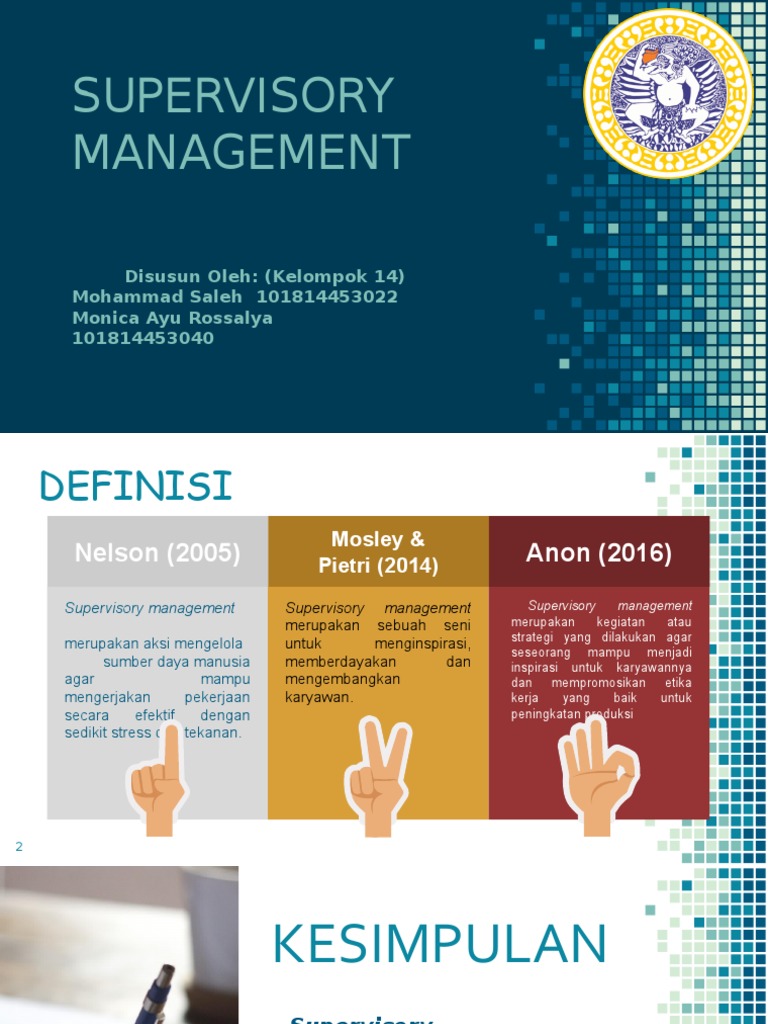 Manajemen Supervisi yang Efektif | PDF
