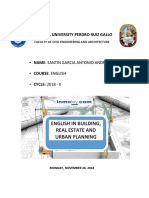 National University Perdro Ruiz Gallo: - Name: Santin Garcia Antonio Andre - Course: English - CYCLE: 2018 - II