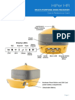 GPS Geodetic Topcon Hiper HR - Quick Reference Card 1015455-01-Rva Secured