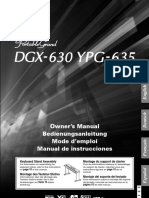 Yamaha DGX 630 Mode D Emploi FR 37563