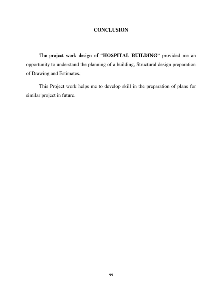 Hospital Building Project Design Guide | PDF