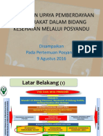 Materi Posyandu 9 Agustus 2016