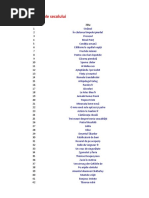 Liste de Cărți Din Literatura Universală