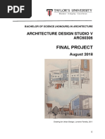 bsc  hons  arch   studio arc60306   project 2 august 2018 v5