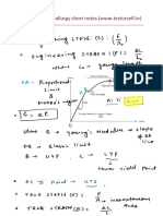 Mechanical Metallurgy Short Notes (WWW - Testurself.in)