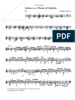 PONCE - Variations On A Theme of Cabezon (Ed Tecla, Rev Alcàzar) (Guitar - Chitarra) PDF
