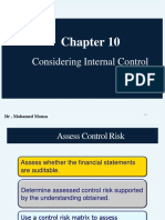 Considering Internal Control: DR - Mohamed Mousa