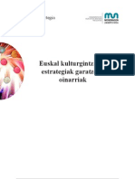 Euskal Kulturgintzaren Estrategiak Garatzeko Oinarriak