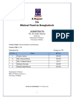 A Report On Mutual Fund in Bangladesh: Dr. M. Farid Ahmed