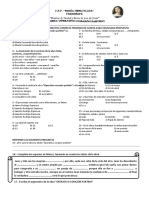 CEP María Inmaculada examen resumen