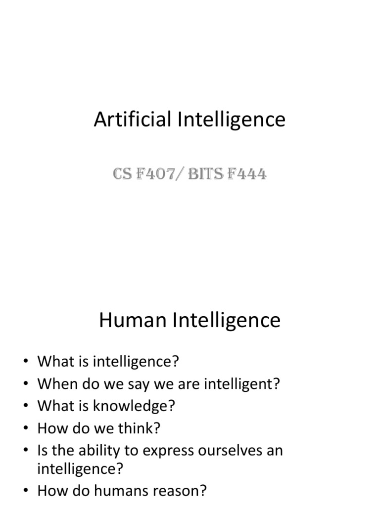 intelligence artificial introduction dissertation