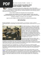 A Próxima Guerra Árabe-Israelense Está Extremamente Próxima - Parte 1 de 2