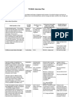 Interview Plan Te 861b