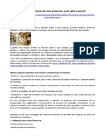 ARTIGO - AQUISIÇÕES - Política de Compras de Uma Empresa (Silvana Teixeira, CPT)