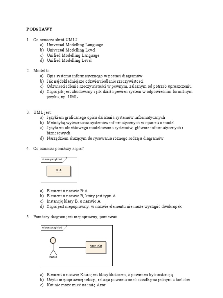 UML Test | PDF
