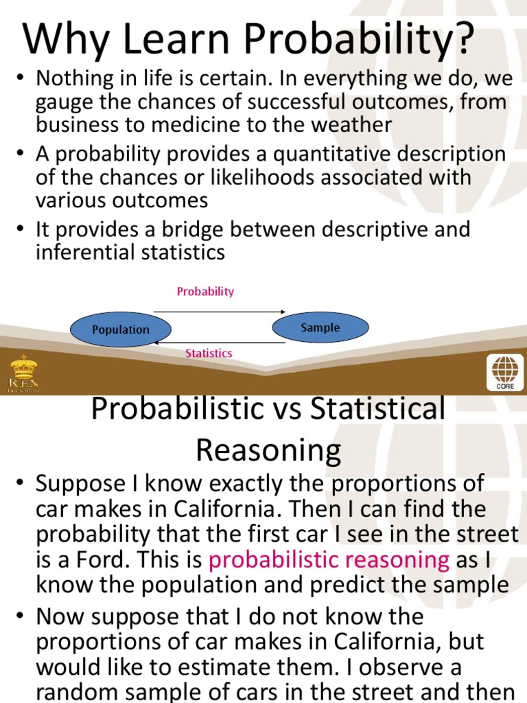 Unit I Lesson-1 Exploring Random Variables | Random Variable ...
