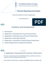 R33 Financial Statement Analysis Applications