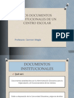 Los Documentos Institucionales de Un Centro Escolar (8)