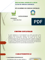 Costo Estandar Trabajo