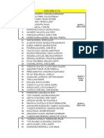 Lista de estudiantes agrupados por horario