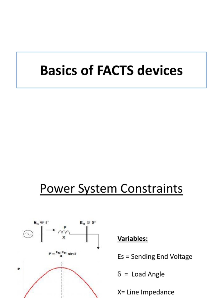 Overview of FACTS Devices Used in Power Systems Including SVC,