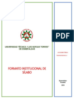 Silabo Termodinamica II, 5to Semestre Ingenieria Quimica Escaneado