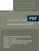 Laporan Bulanan Instalasi Radiologi Mitra Hospital