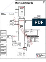 PCB stack up and block diagram for 14-inch Intel Ivy Bridge laptop