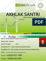 Blok Akhlak Santri