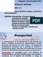 Bioseguridad y elementos de protección personal