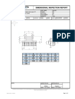 Dimensional Inspection Report: Status: Surface: Units
