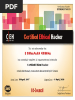 ECC CEH Certificate | PDF