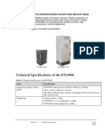 Technical Specifications of The BTS3900 (A) For GU Co Cabinet