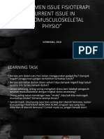 Manajemen Issue Fisioterapi "Current Issue in Neuromusculoskeletal Physio"