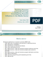 Tackling Russian Propaganda through Investigating Russian Influence in the Media Sector - by Todor Galev, PhD, Chisinau, Dec 4, 2018