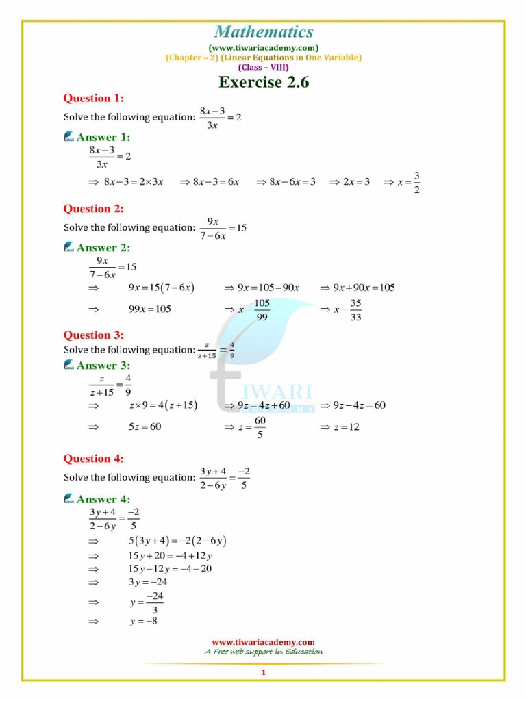 Punjab Examination Commission PEC 8th Class Mathematics Unit 2.6 Notes ...