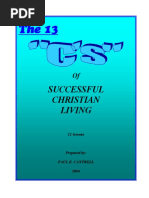 Christian Living - The 13 Cs of Successful