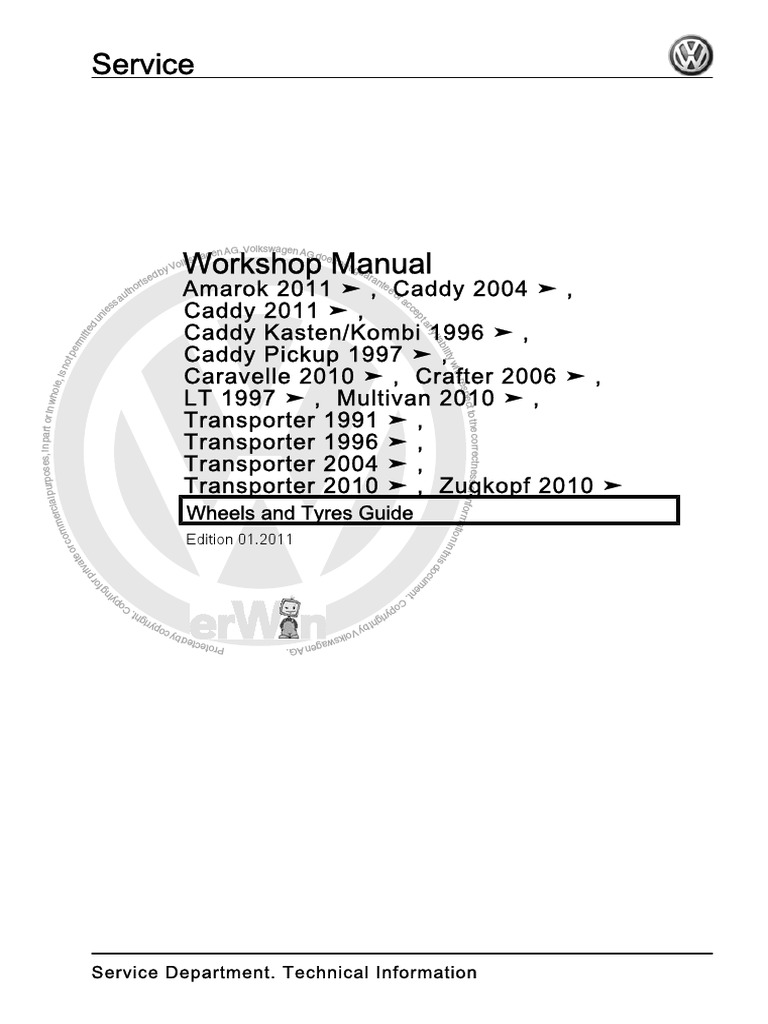VW CADDY OWNERS MANUAL PDF FREE DOWNLOAD 2020 visual data 7