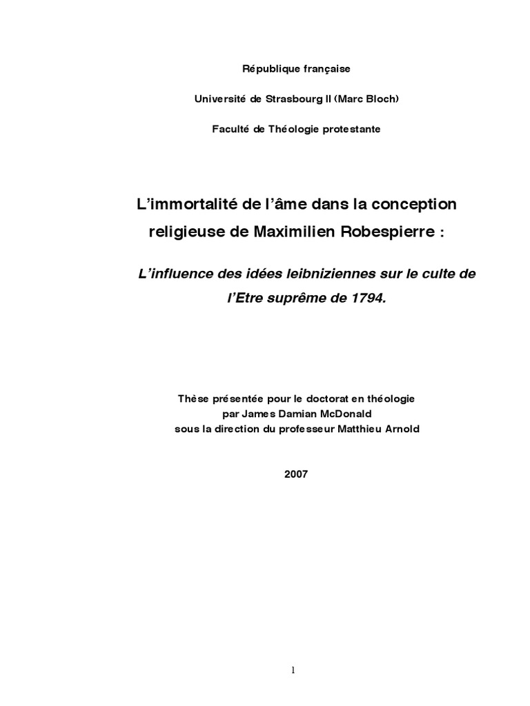 Robespierre Mcdonald Pdf Maximilien Robespierre Regne De La Terreur