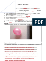 F.5 Physics - Electrostatics Electric Charges