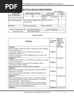 DSP Course Plan_18-19