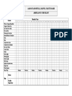 Ambulance Checklist